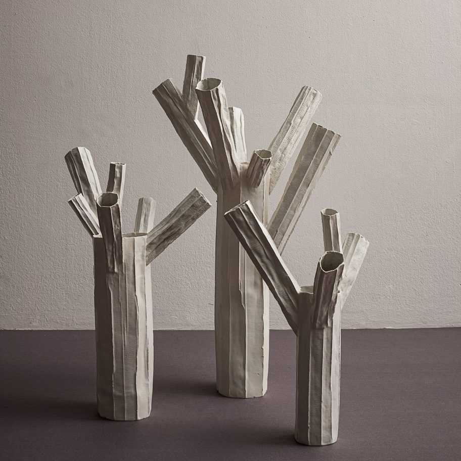 Bosco paper clay ceramics by Paola Paronetto