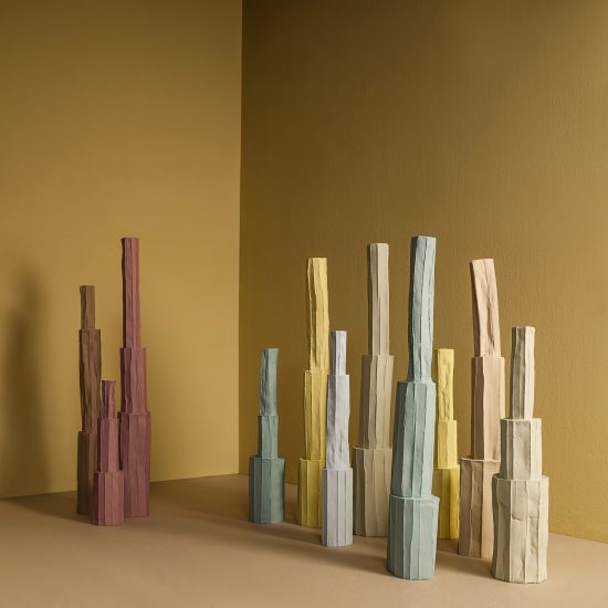 Pistilli paper clay ceramics by Paola Paronetto