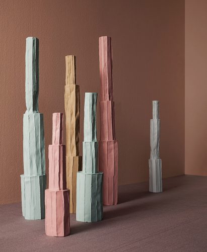 Pistilli paper clay ceramics by Paola Paronetto