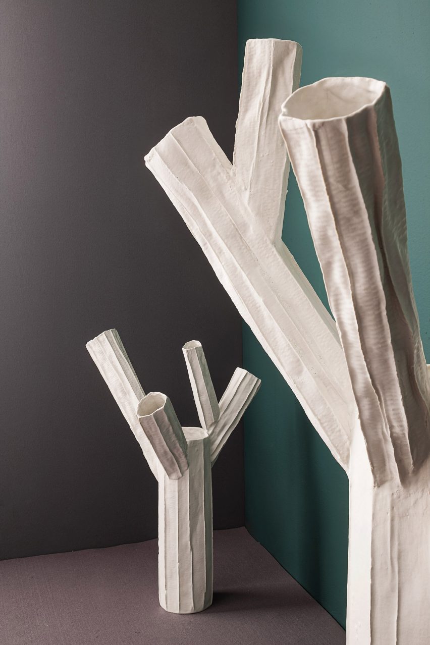Bosco paper clay ceramics by Paola Paronetto