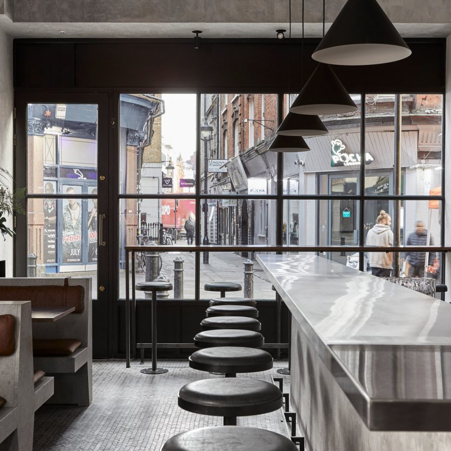 Paradise restaurant in London, designed by Dan Preston