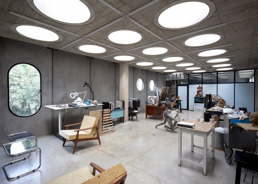 Pedro Reyes studio in Mexico City
