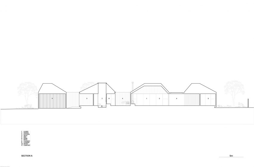Section of Point Lonsdale House by Edition Office
