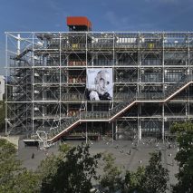 exterior of Centre Pompidou in Paris