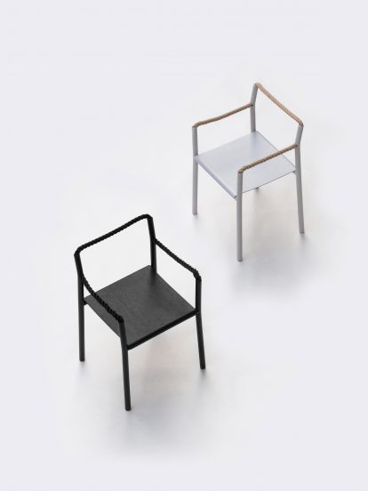 Bouroullec brothers create Rope Chair with one continuous piece of cord