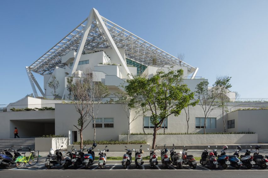 Tainan Art Museum by Shigeru Ban in Tainan, Taiwan