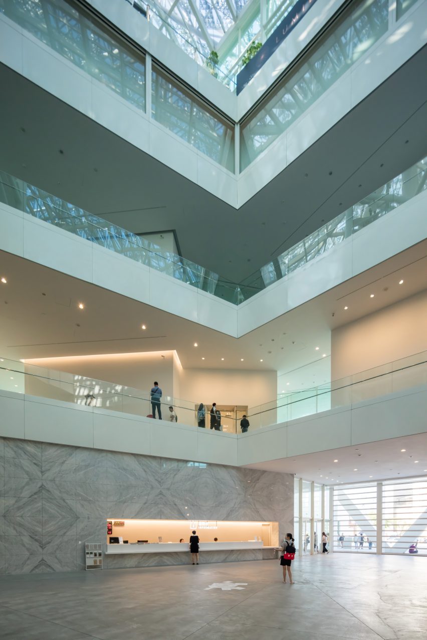 Tainan Art Museum by Shigeru Ban in Tainan, Taiwan