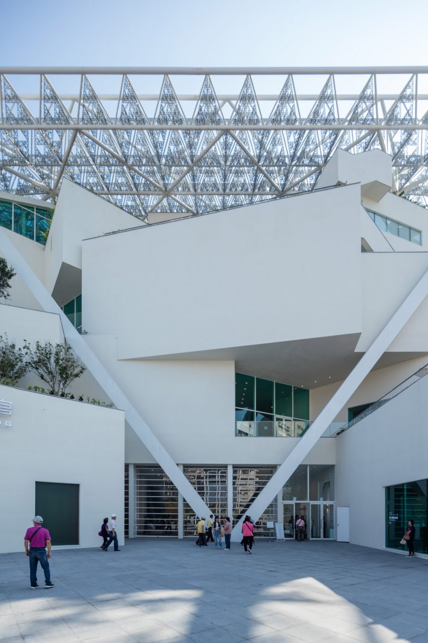 Tainan Art Museum by Shigeru Ban in Tainan, Taiwan