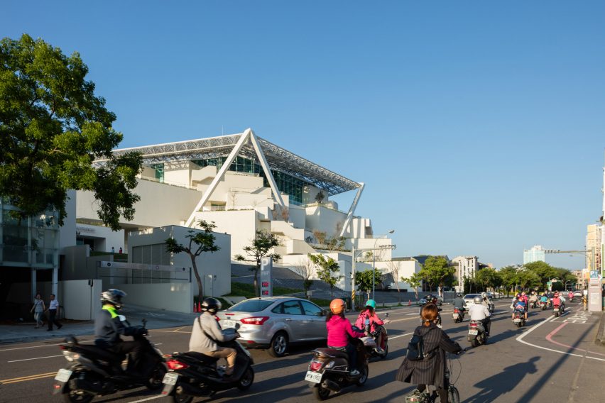 Tainan Art Museum by Shigeru Ban in Tainan, Taiwan
