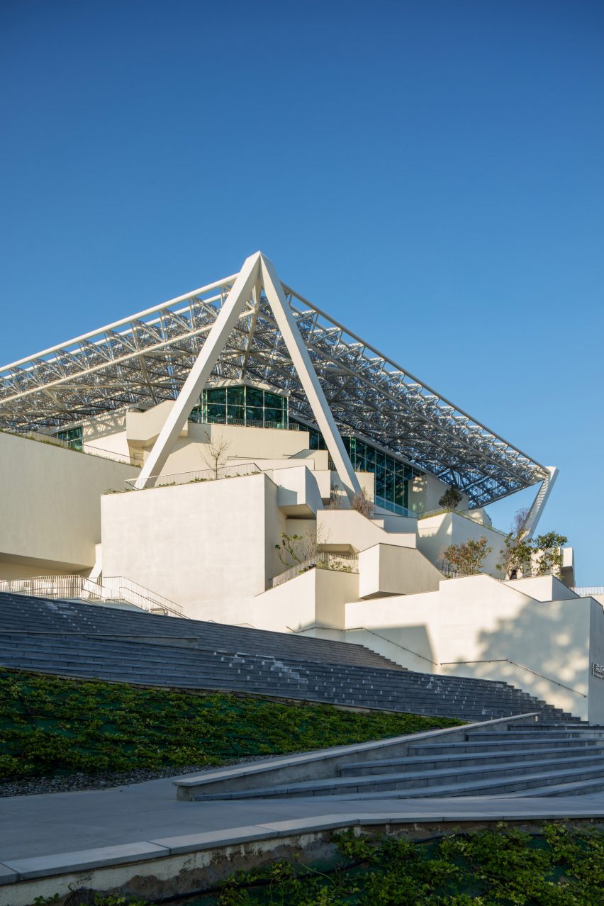 Tainan Art Museum by Shigeru Ban in Tainan, Taiwan