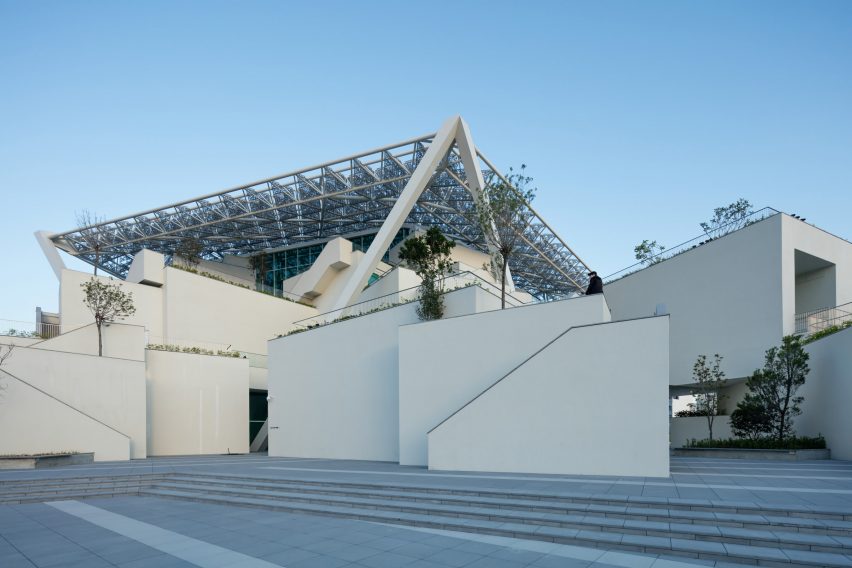Tainan Art Museum by Shigeru Ban in Tainan, Taiwan