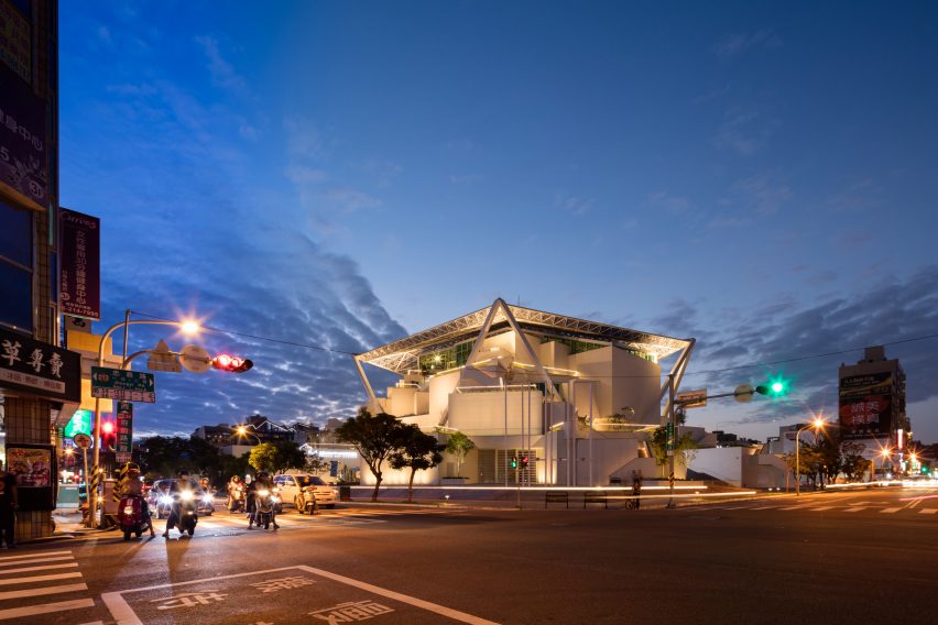 Tainan Art Museum by Shigeru Ban in Tainan, Taiwan