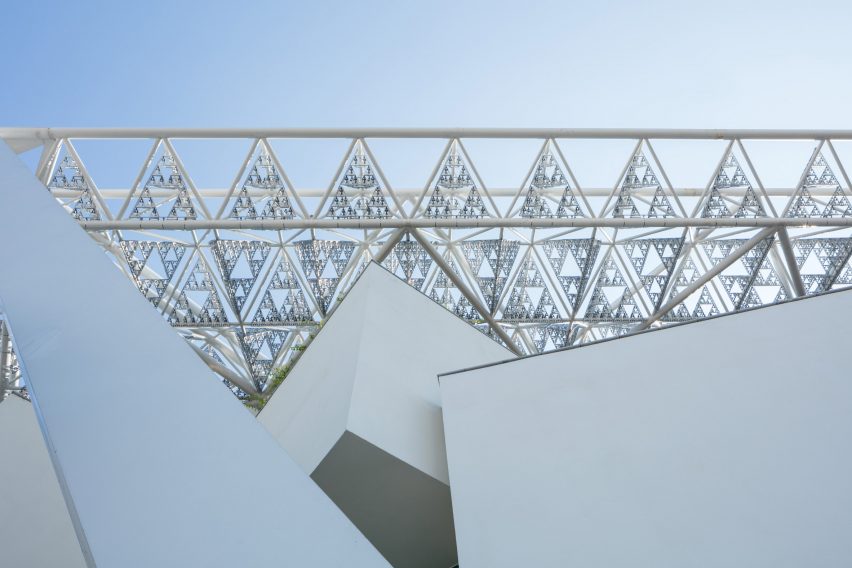 Tainan Art Museum by Shigeru Ban in Tainan, Taiwan