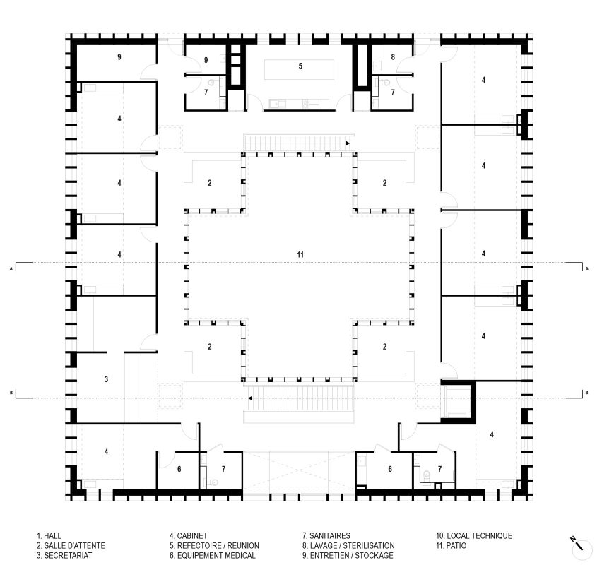 Taverny Medical Centre by MAAJ Architectes