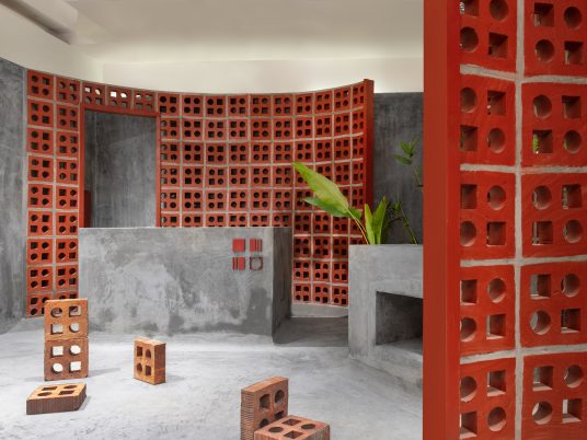 The Terramater showroom in India, designed by Renesa