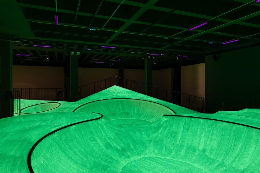 OooOoO skatepark by Koo Jeong A at Triennale Milano