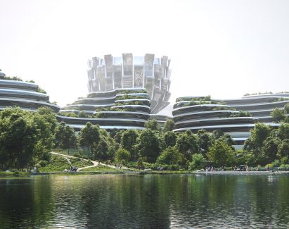 Unicorn Island masterplan by Zaha Hadid Architects