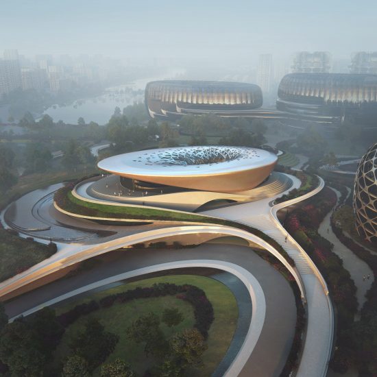 Unicorn Island masterplan by Zaha Hadid Architects