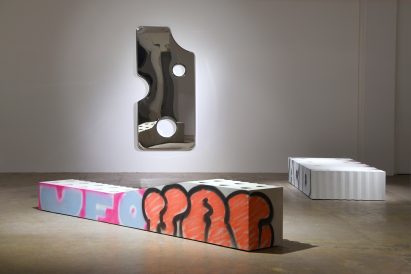 Virgil Abloh channels brutalism for concrete Efflorescence furniture series