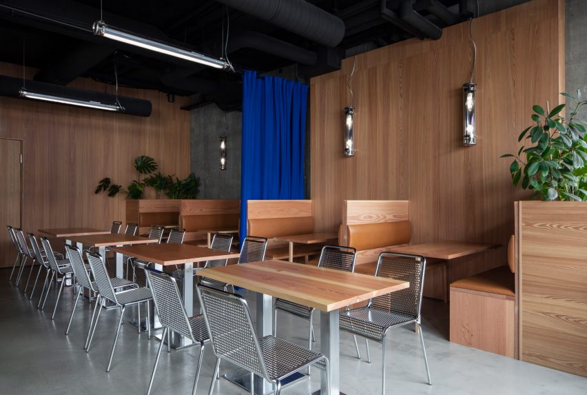 Yuzu burger restaurant by HAF Studio in Reykjavík