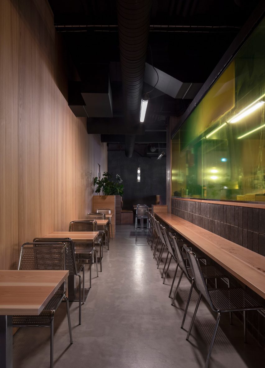 Yuzu burger restaurant by HAF Studio in Reykjavík