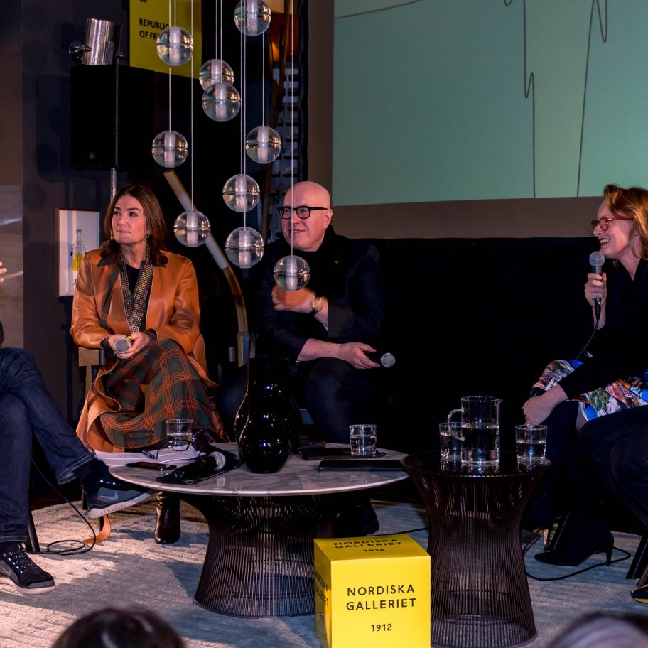 Alexandra Hagen of White Arkitekter on Dezeen's panel at Stockholm Design Week 2020