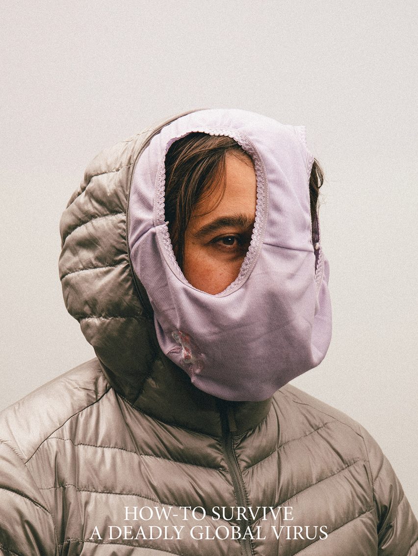 Alternative Coronavirus masks by Max Siedentopf with pants