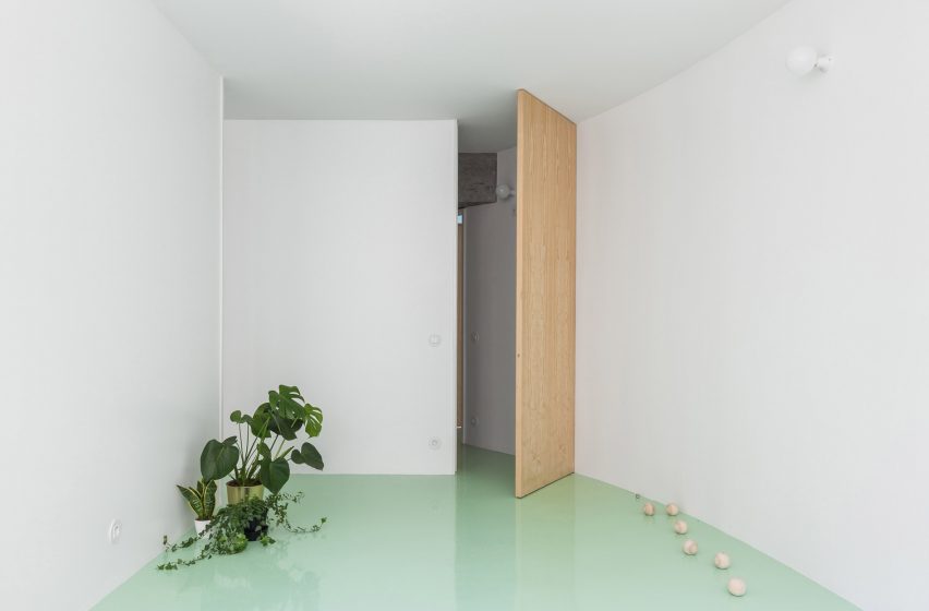 Apartment on a Mint Floor by Fala Atelier bedroom