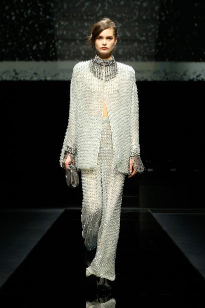 Giorgio Armani holds empty show amid Italian coronavirus outbreak