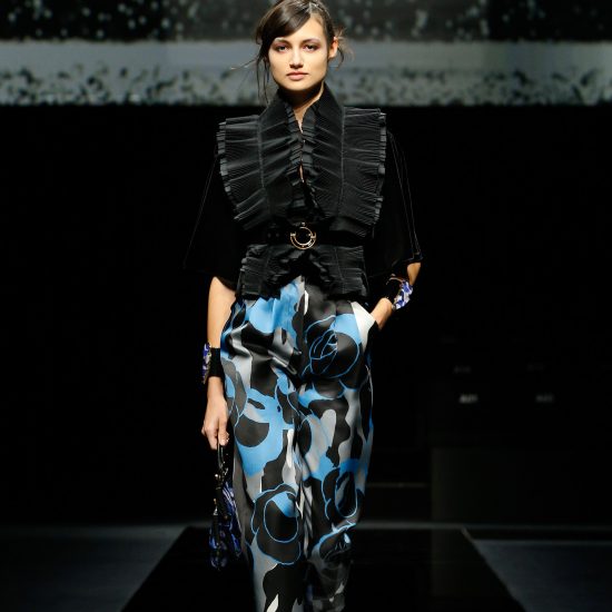 Giorgio Armani holds empty show amid Italian coronavirus outbreak