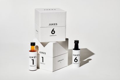 Barber and Osgerby create packaging for "adult cordial" Jukes Cordialities