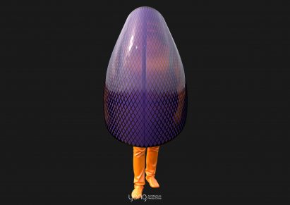 Be a Bat Man by Sun Dayong is a mobile safety device or shield against Coronavirus