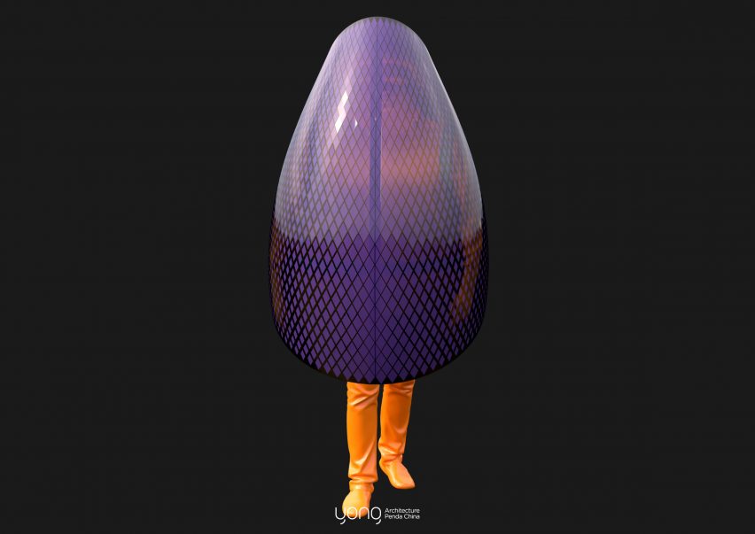 Be a Bat Man by Sun Dayong is a mobile safety device or shield against Coronavirus
