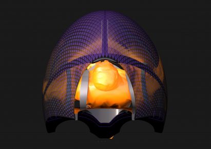 Be a Bat Man by Sun Dayong is a mobile safety device or shield against Coronavirus