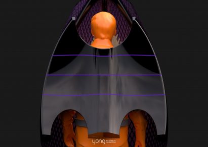 Be a Bat Man by Sun Dayong is a mobile safety device or shield against Coronavirus