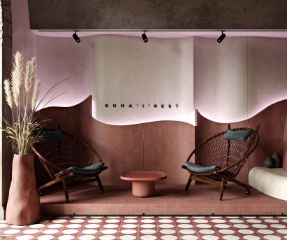 Buhairest bar, designed by Roman Plyus