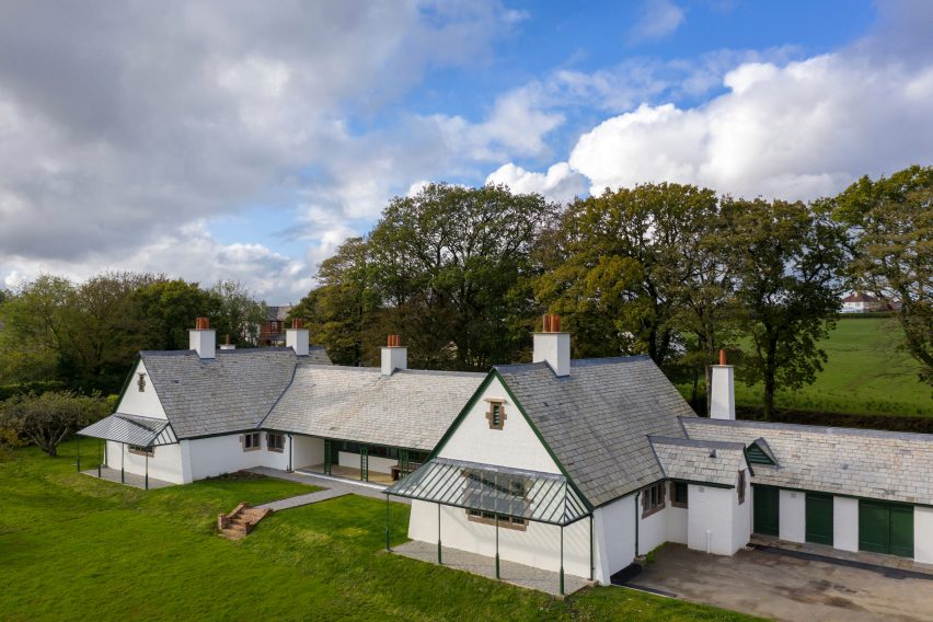 CFA Voysey's Winsford Cottage Hospital in Devon, UK, by Benjamin + Beauchamp Architects for the Landmark Trust