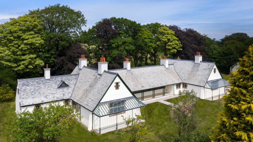 CFA Voysey's Winsford Cottage Hospital in Devon, UK, by Benjamin + Beauchamp Architects for the Landmark Trust