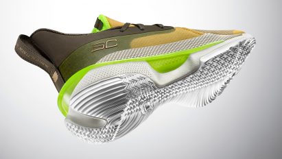 Curry 7 Our History basketball shoe on David Adjaye's African-American history museum