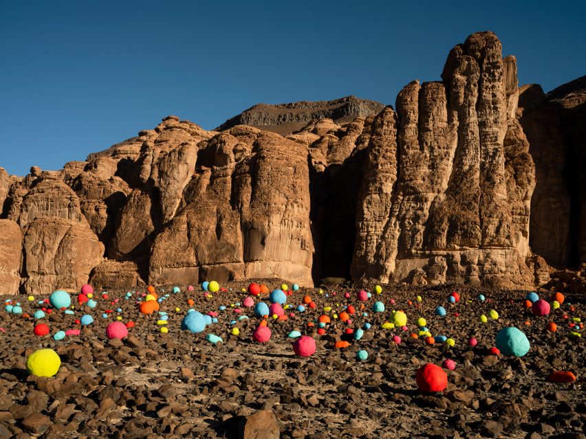 Desert X installs 14 site-specific works in Saudi Arabian desert