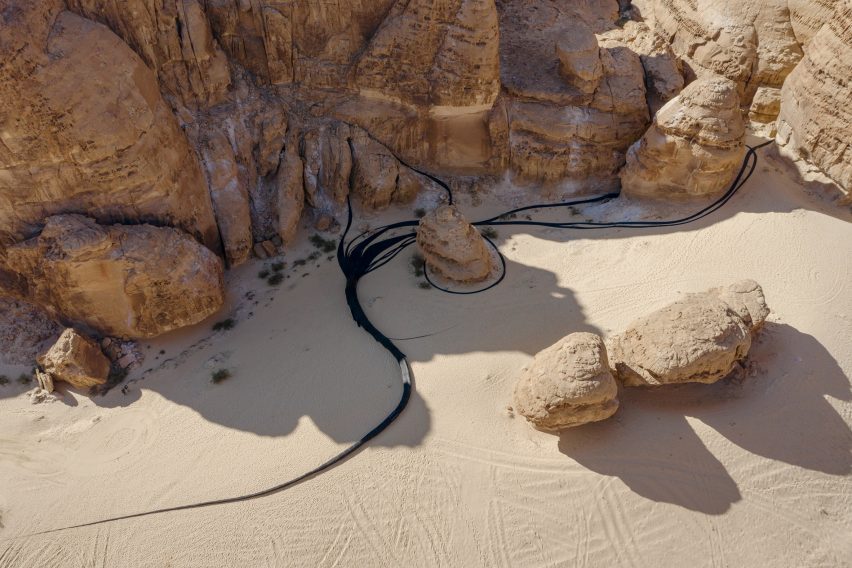 Desert X installs 14 site-specific works in Saudi Arabian desert