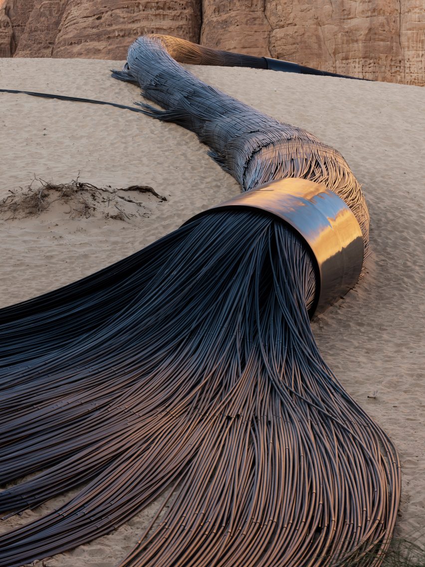 Desert X installs 14 site-specific works in Saudi Arabian desert