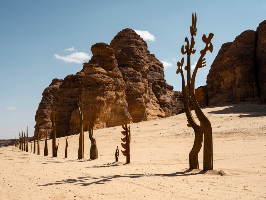 Desert X installs 14 site-specific works in Saudi Arabian desert