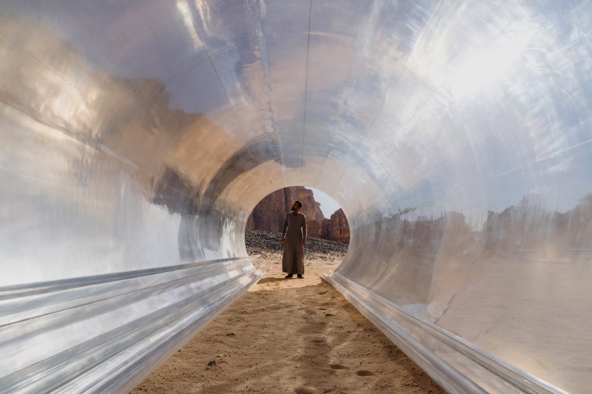 Desert X installs 14 site-specific works in Saudi Arabian desert