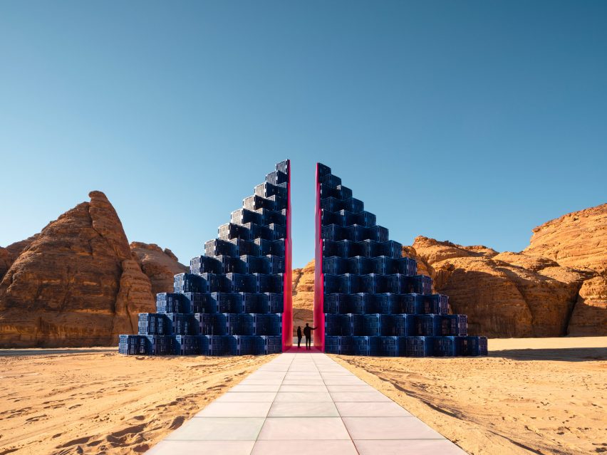 Desert X installs 14 site-specific works in Saudi Arabian desert