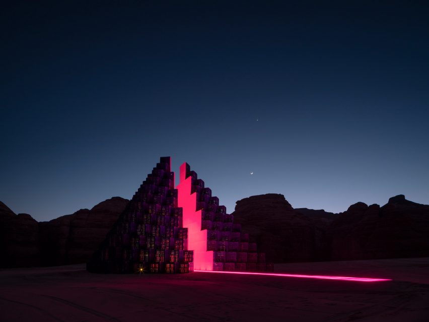 Desert X installs 14 site-specific works in Saudi Arabian desert