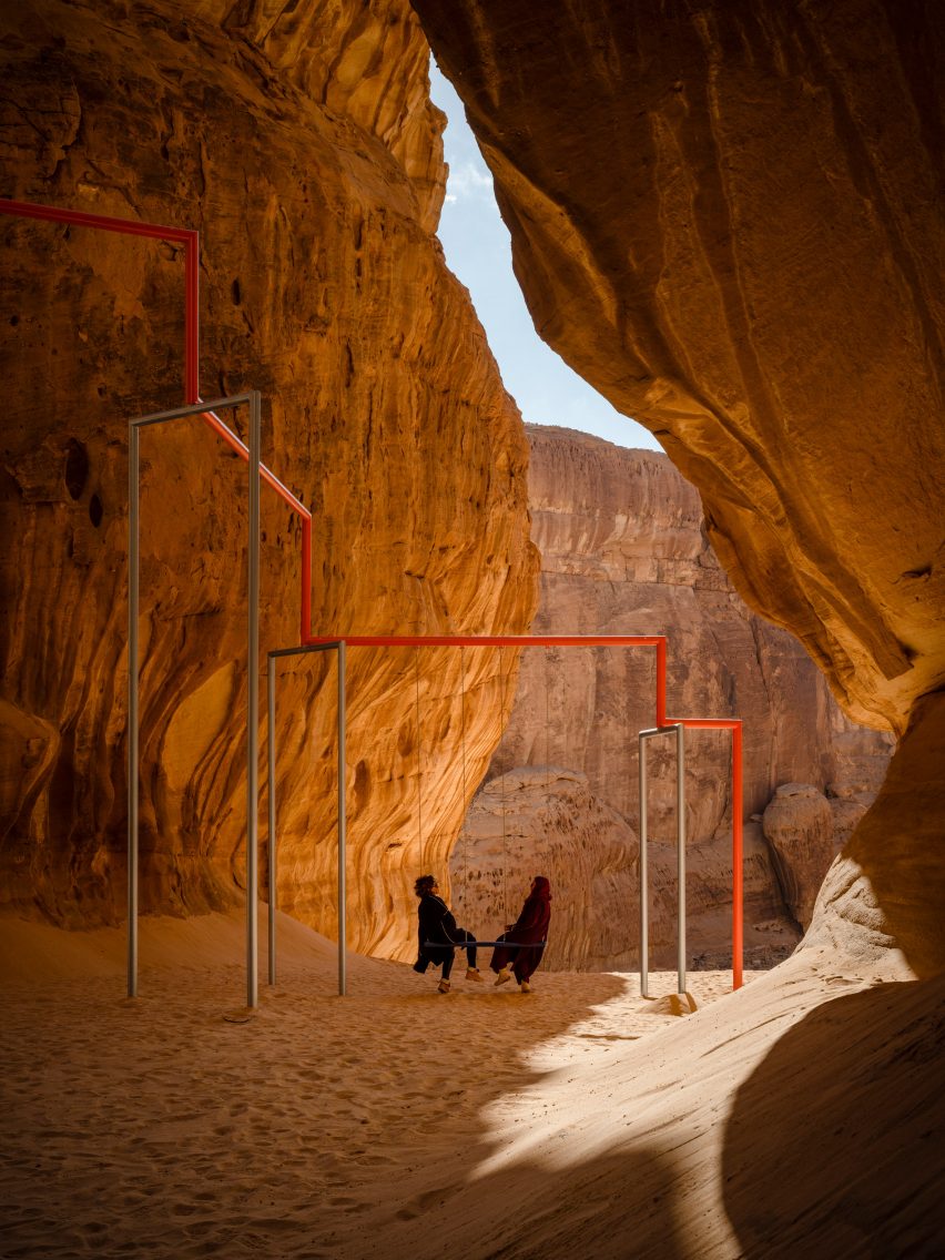 Desert X installs 14 site-specific works in Saudi Arabian desert