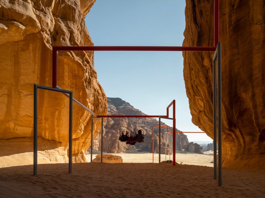 Desert X installs 14 site-specific works in Saudi Arabian desert