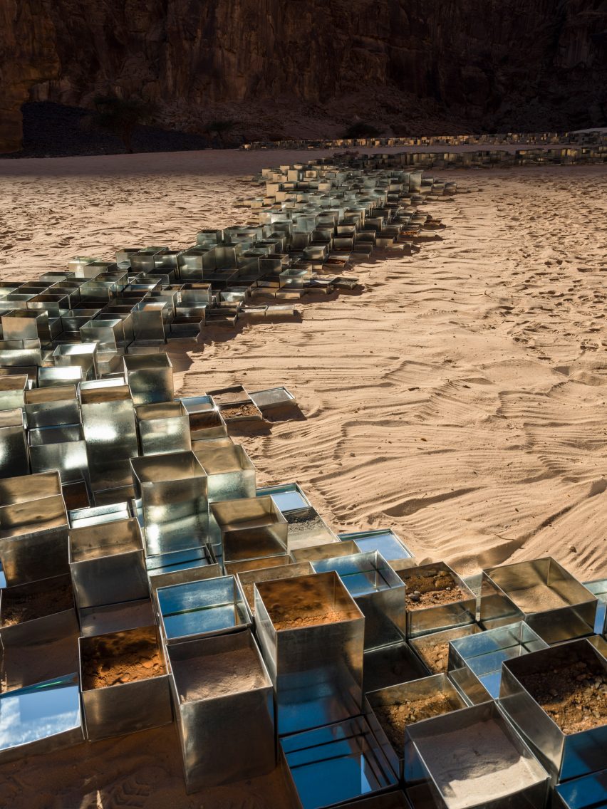 Desert X installs 14 site-specific works in Saudi Arabian desert