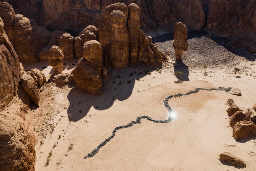 Desert X installs 14 site-specific works in Saudi Arabian desert